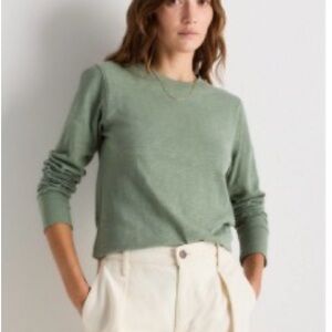 Quince 100% Organic Cotton Slub Long Sleeve Tee